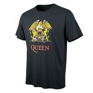 NWOT Black -Band Tee- Queen T-Shirt 80’s Unisex XL